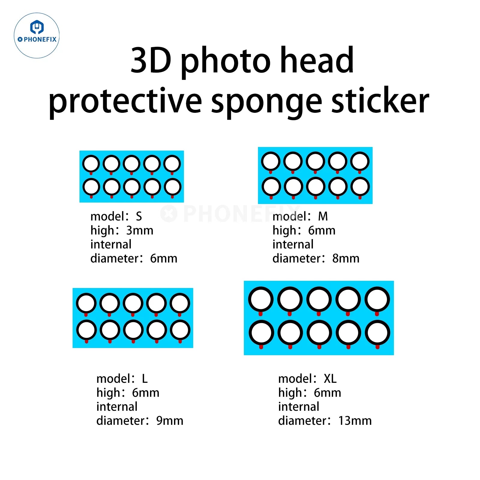 WYLIE Mobile Phone Camera 3D Protective Sponge Sticker - CHINA PHONEFIX SHOP Team