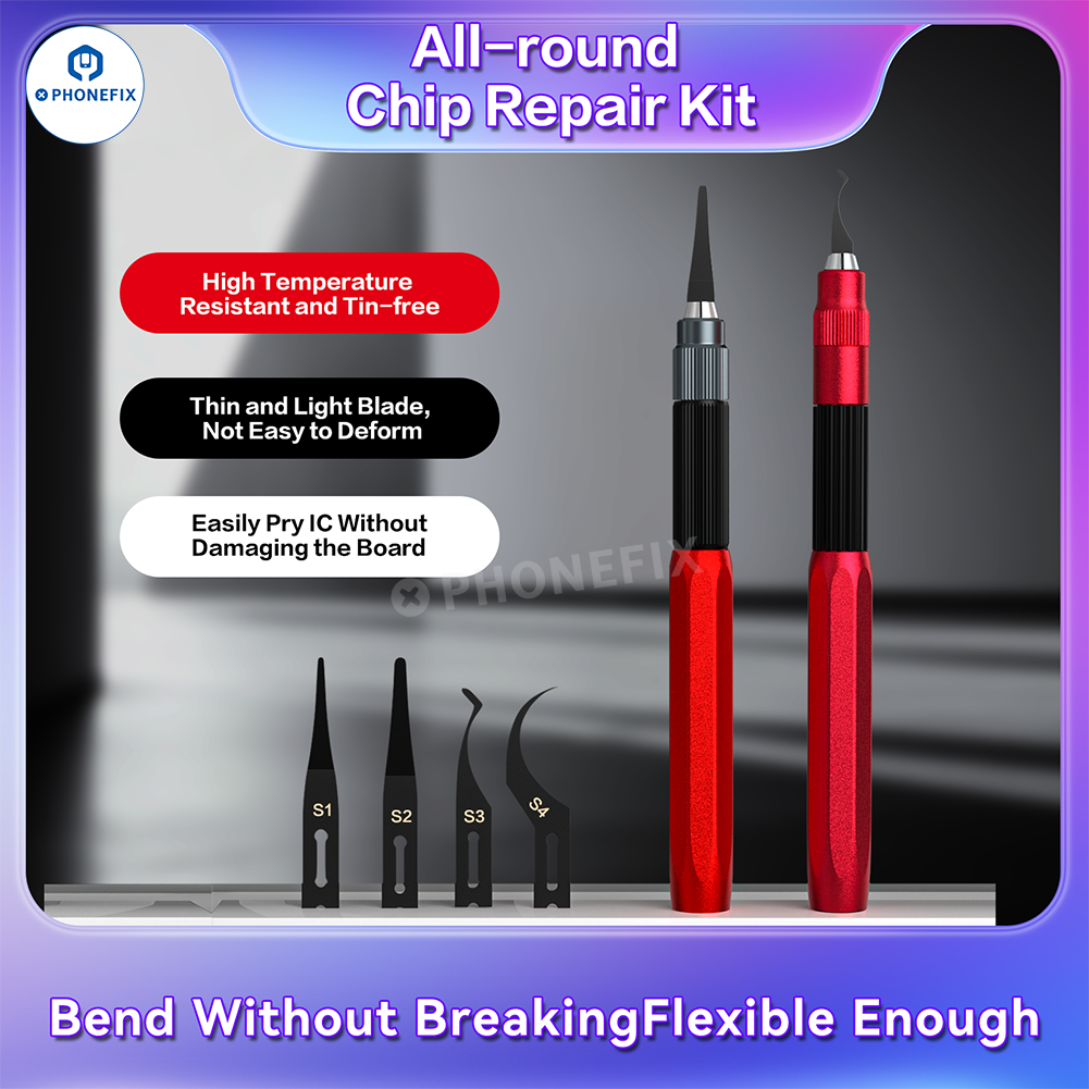 i2C Q1 Q2 Mobile Repair Blade Set for PCB CPU IC Prying Glue Removal