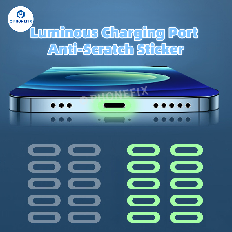 Luminous Charging Port Protective Film for Mobile Phones