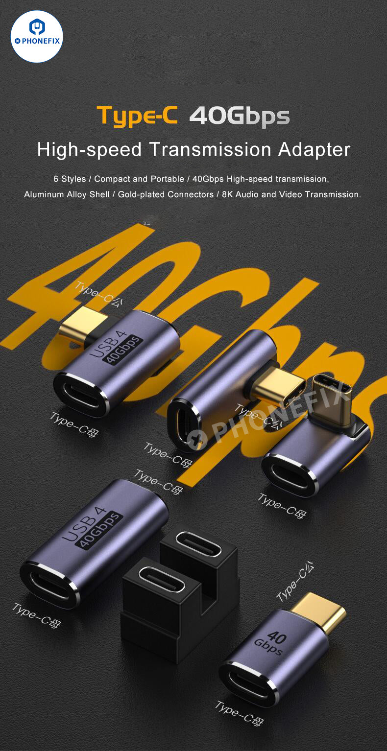 Multifunctional Type-C Adapter USB4 40Gbps 8K60HZ Converter