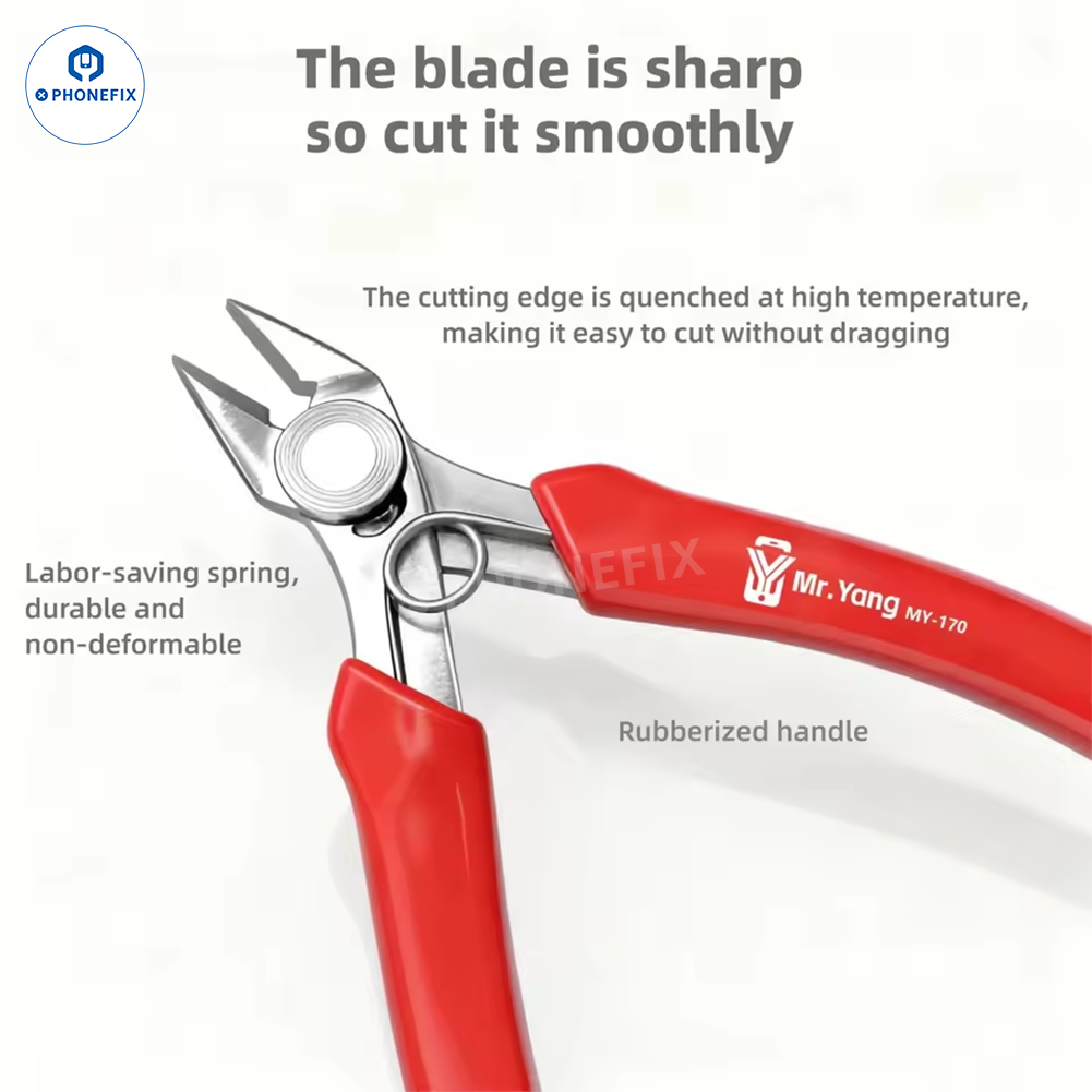 YCS High Hardness Diagonal Jaw Pliers for Mobile Phone EDC Repair Shielding Tools - CHINA PHONEFIX SHOP Team
