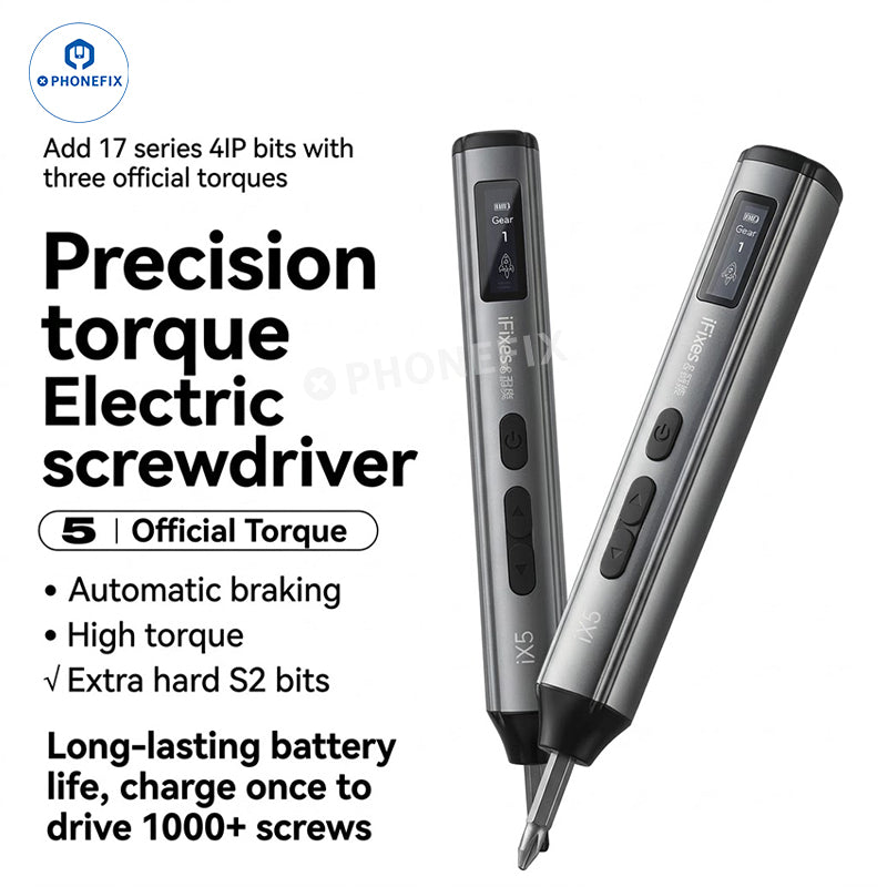 iFixes iX5 Adjustable Torque Electric Screwdriver for Phone Repair