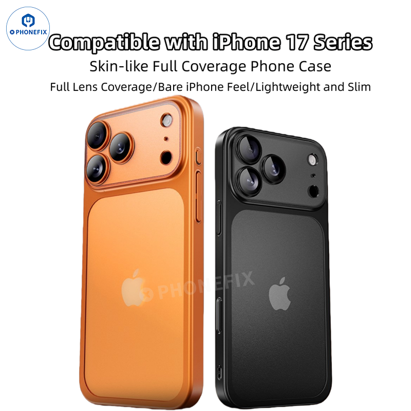 For iPhone 15-17 Pro Max Ultra-thin Matte Electroplated Phone Case