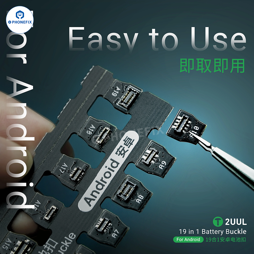 2UUL FPC Battery Connector Buckle for iPhone Android Phones