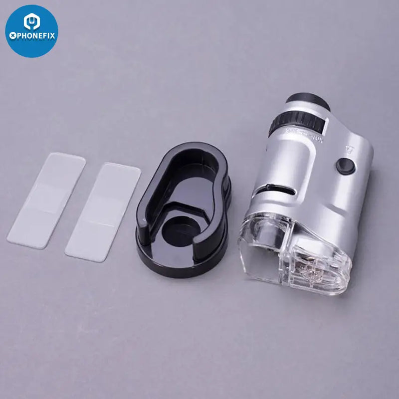 20-40X LED Lighted Pocket Microscope Zoom Magnifier