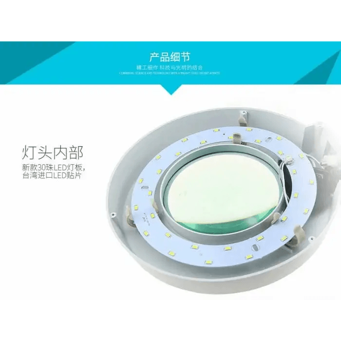20 Times Desktop Magnifying Glass with LED Light and Bracket - CHINA PHONEFIX