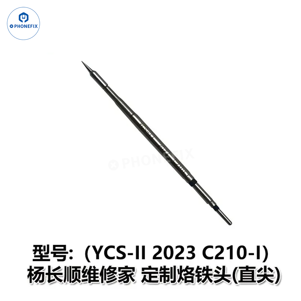 YCS Repairer C210 C245 C115 Long Knife Edge Soldering Iron Tips