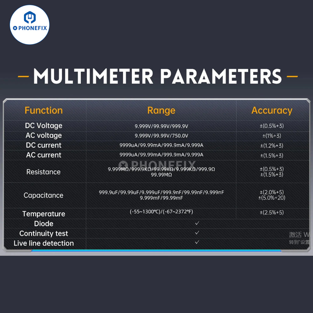 Multímetro digital portátil FNIRSI 2C23T 2C53T, generador de señales 3 en 1