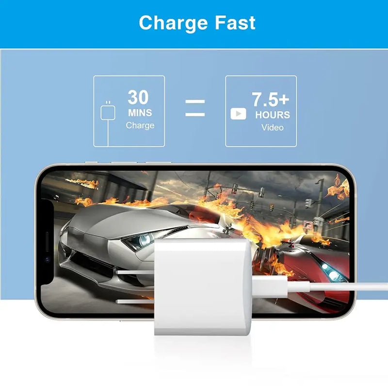 20W Apple Certified USB C Fast Wall Charger For iphone 13