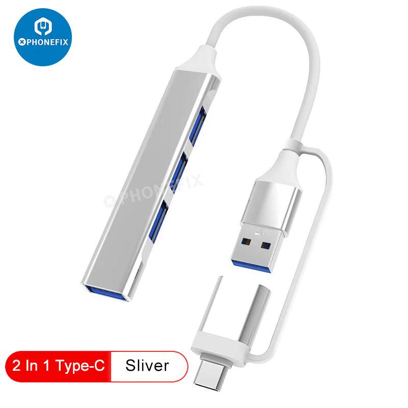2/3/4 In 1 USB 3.0 Port Hub Expander For Phone PC Fast Data Transfer