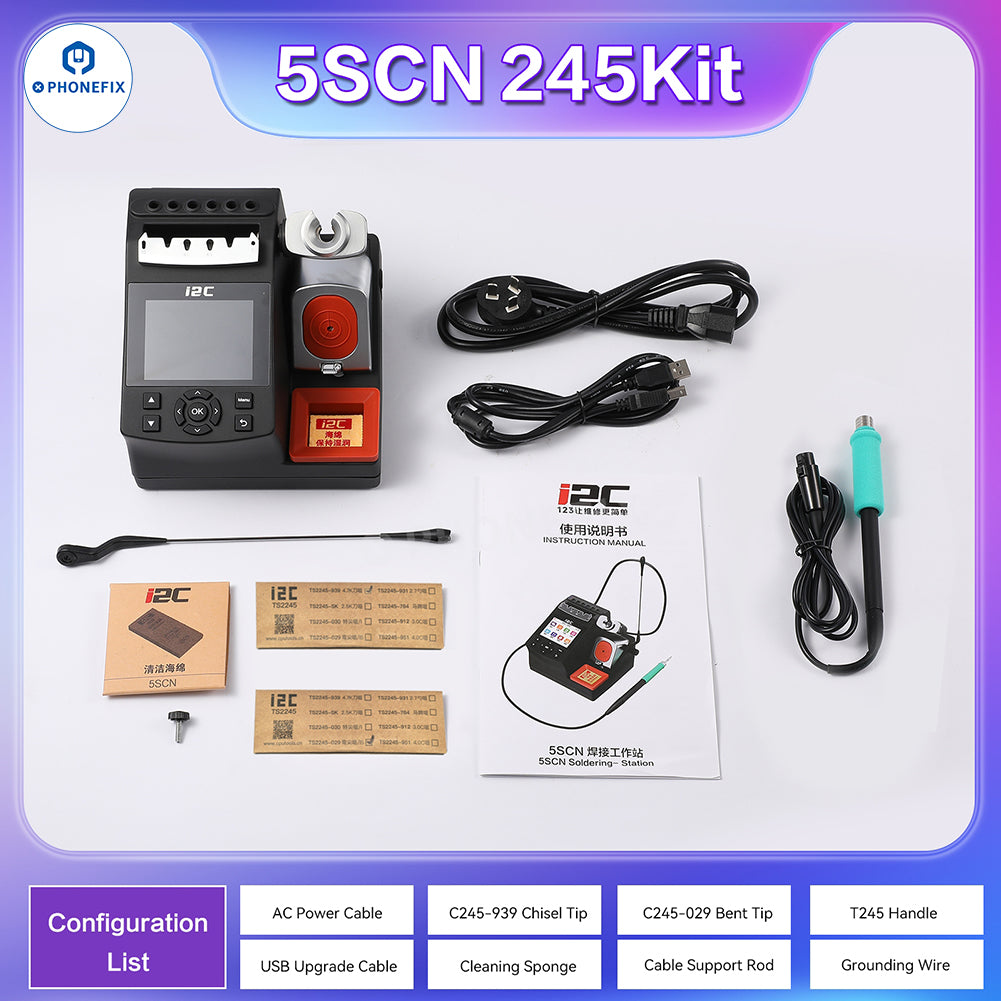 i2C 5SCN High Power 200W Industrial Soldering Station - CHINA PHONEFIX SHOP Team
