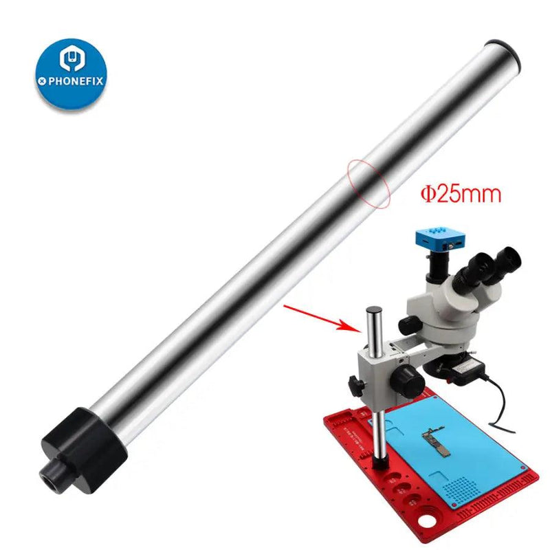 25mm Microscope Stand Metal Microscope Pole Post Extension Rod Pillar - CHINA PHONEFIX