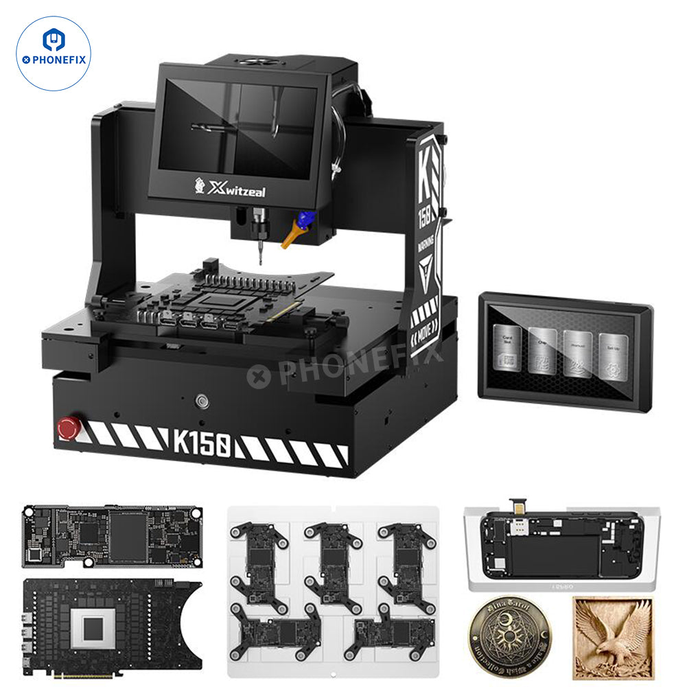 Xwitzeal K150 iPhone SIM Slot Cutting & PCB CNC Grinding Machine