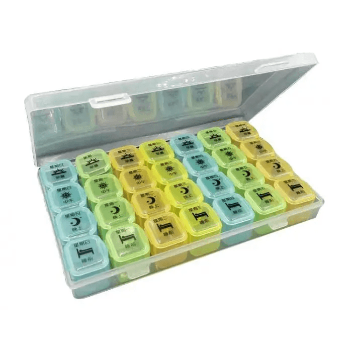 28 Grids Plastic Transparent Parts Storage Box Colorful Container - CHINA PHONEFIX