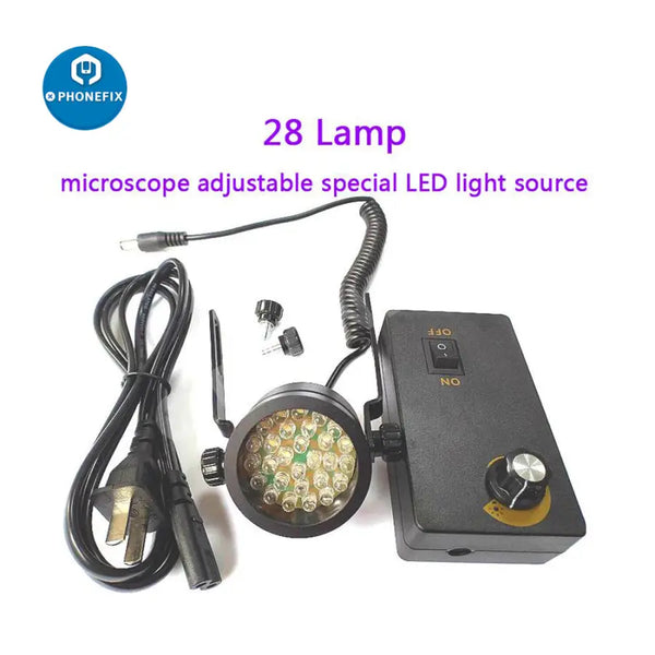28/56/140 LED Light Lamp For Industrial Trinocular Stereo