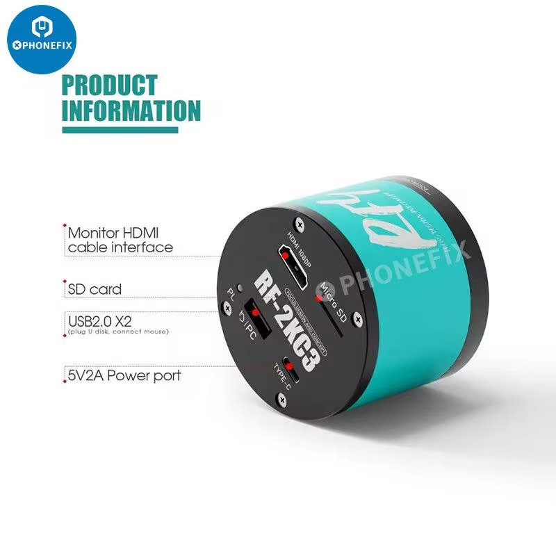 RF4 Microscope 2K 4K Ultra HD Camera for Mobile Phone Repair