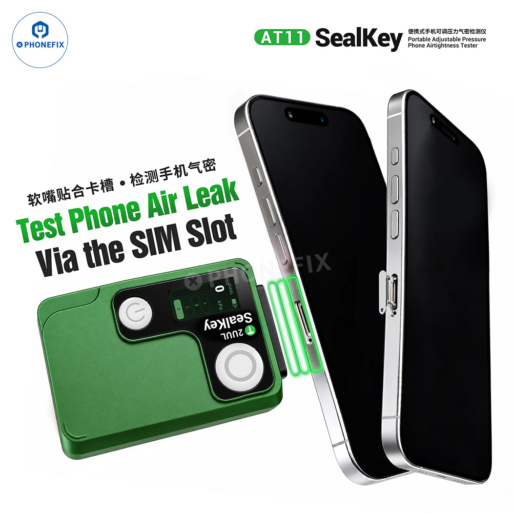 PHONEFIX 2UUL AT11 SealKey portable phone airtightness tester and air leak detector for phone repair and sealing inspections