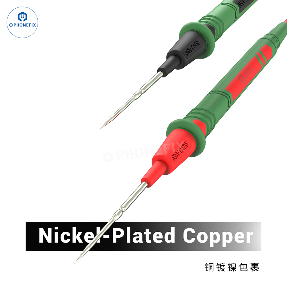 2UUL MT01 MT02 Fine-Tip Multimeter Pen Test Probes for PCB Repair