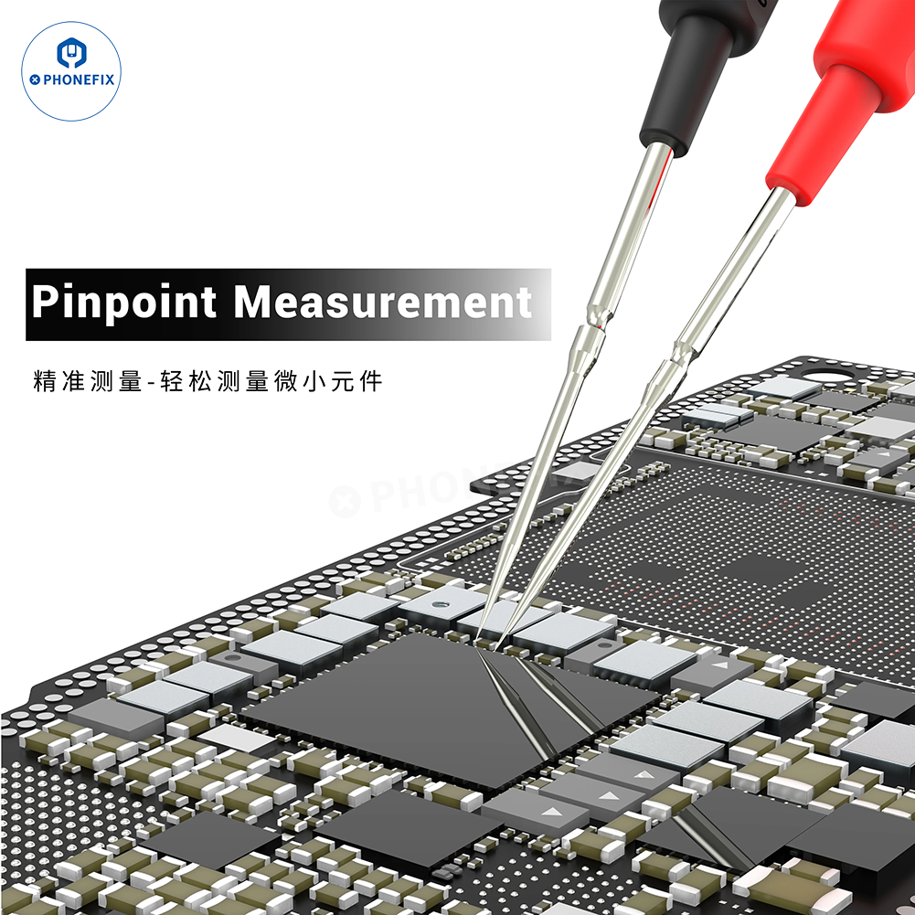 2UUL MT01 MT02 Fine-Tip Multimeter Pen Test Probes for PCB Repair