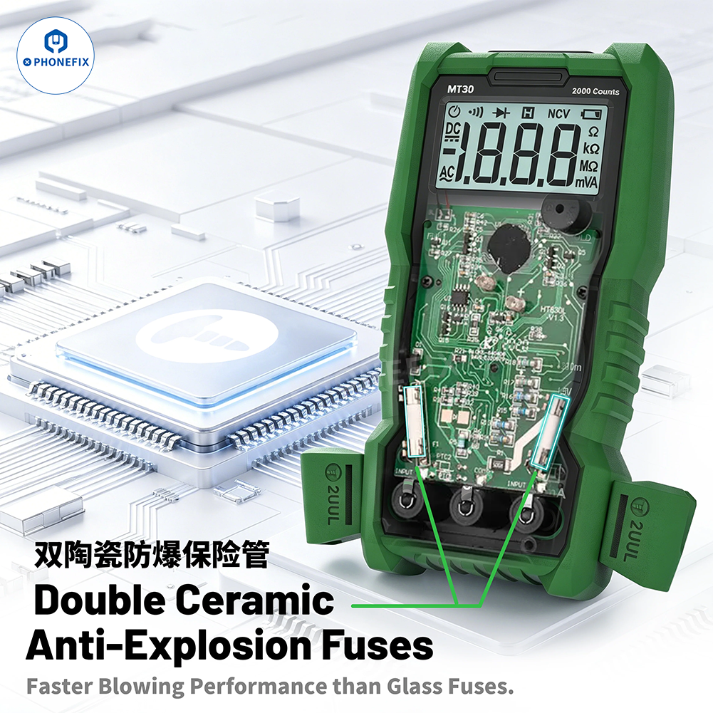2UUL MT30 Auto Reset High-Precision Smart Digital Multimeter