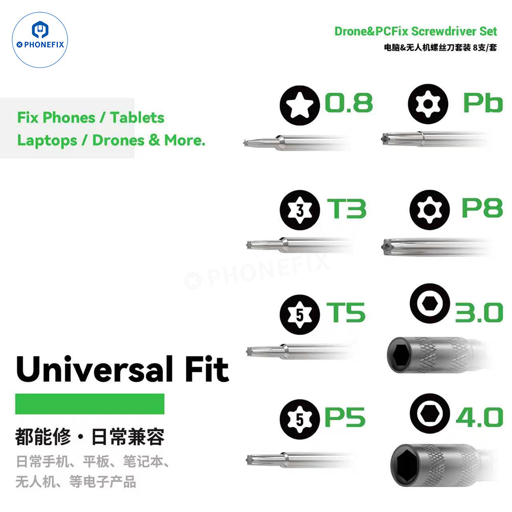 2UUL SD95 Screwdriver Set for PC Laptop & Drone Repair