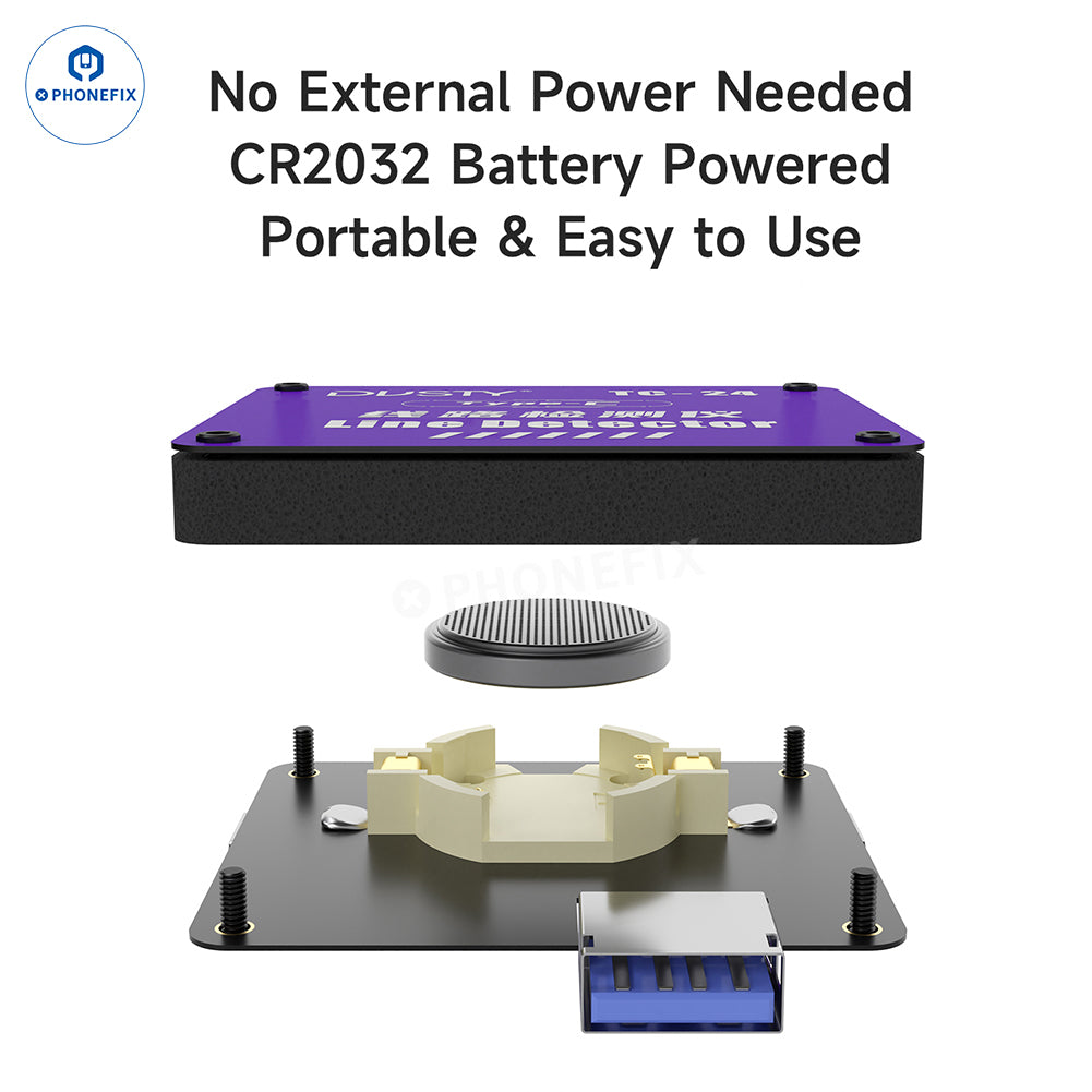 MECHANIC TC-24 Dusty Type-C Data Cable Circuit Fault Pins Tester