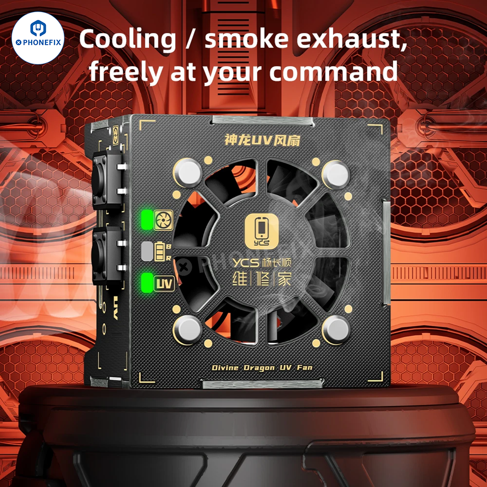 YCS Divine Dragon UV Fan with Cooling Curing 2-in-1 for Phone Repair