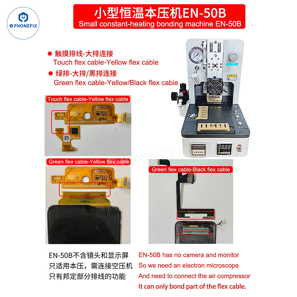 ZJWY EN-50B EN-50C Mini Bonding Machine for Phone Screen Repair - CHINA PHONEFIX SHOP Team