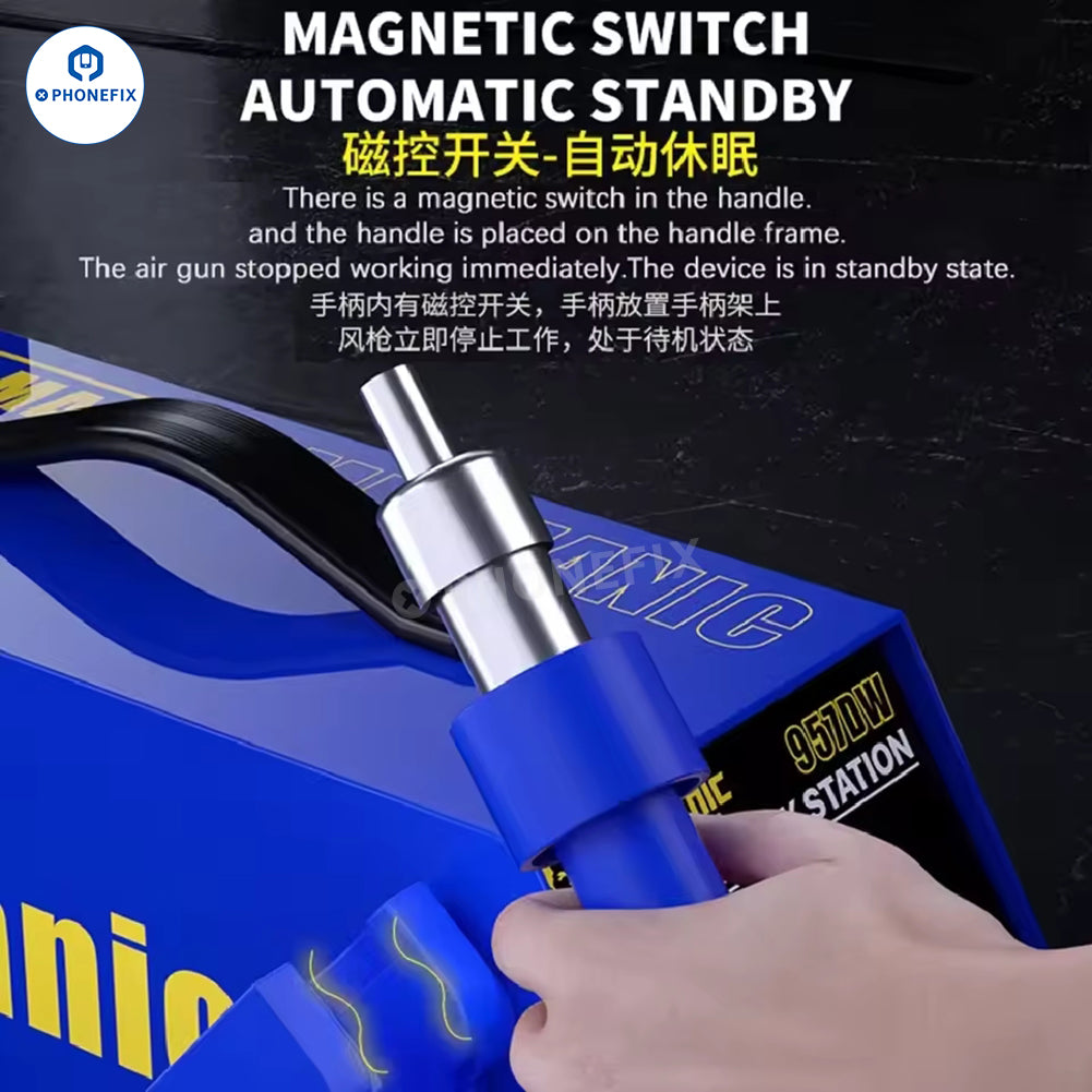 MECHANIC 957DW Hot Air Rework Station for Phone PCB IC Repair - CHINA PHONEFIX SHOP Team