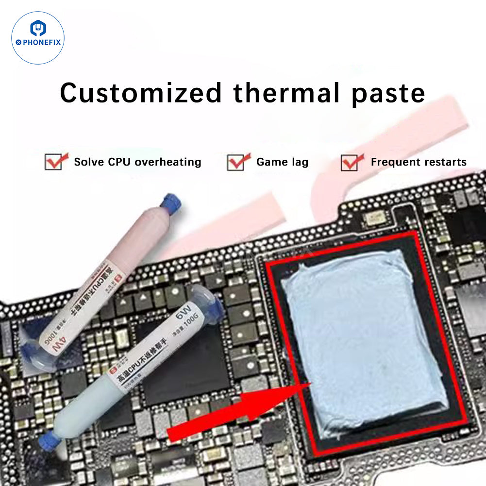 YCS Thermal Paste 100g 4W 6W CPU Heat Dissipation Grease Silicone