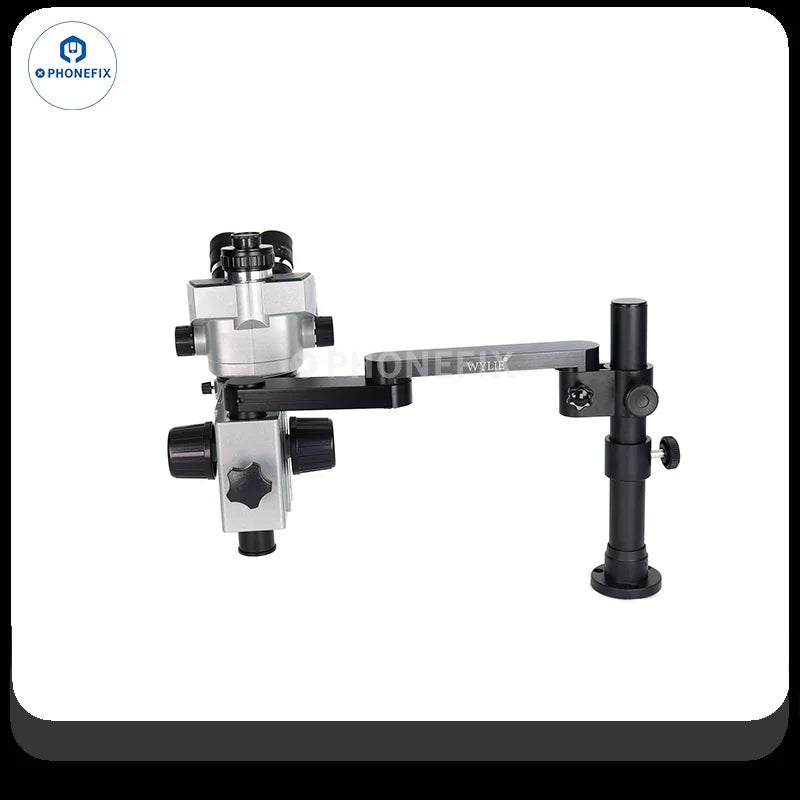 WYLIE X23 7-50X Trinocular Zoom Microscope X40 X80 4K Camera