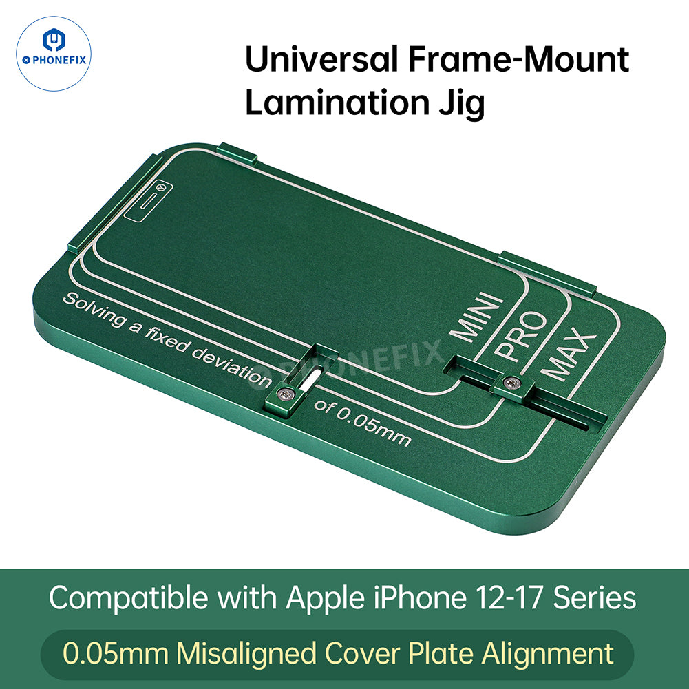 YCS M.Y Screen Alignment with Bracket Bonding Mold for iPhone 12-17