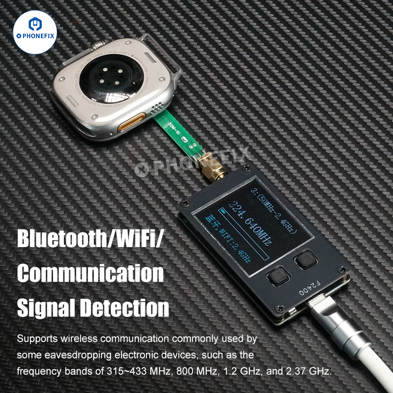 F2400 Signal Frequency Tester for Phone/BlueTooth/WiFi/Car Key Repair