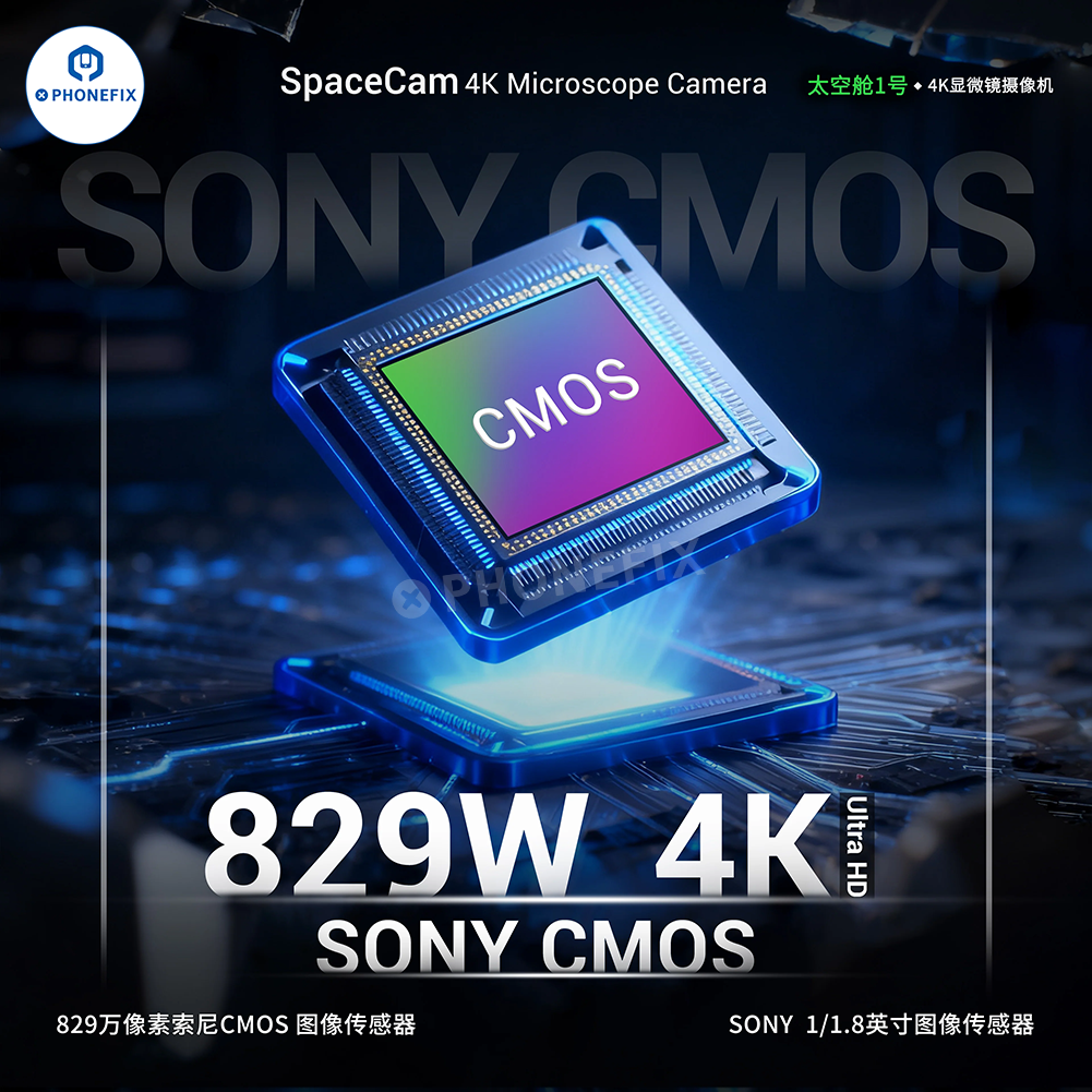 2UUL MS01 SpaceCam 4K Microscope Camera for Phone Repair