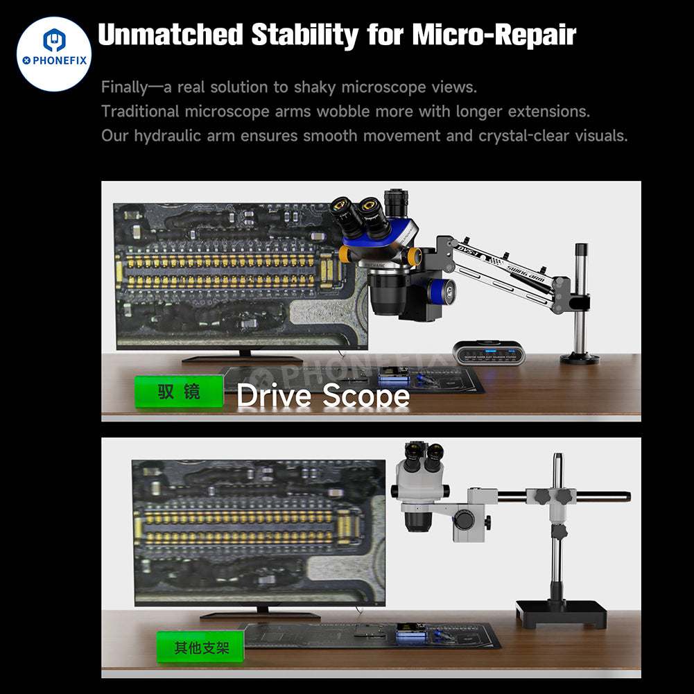 MECHANIC DVS-1 Microscope Swing Arm Hydraulic Shock-Absorbing