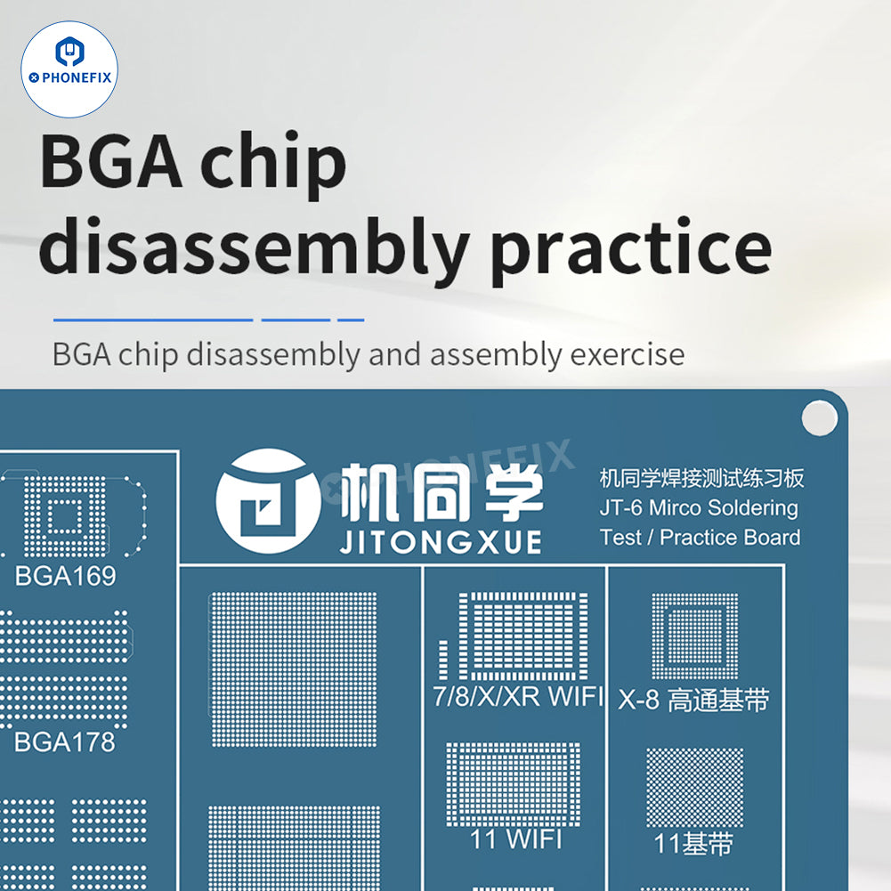 JTX JT-6 Phone PCB BGA Soldering Test Practice Board