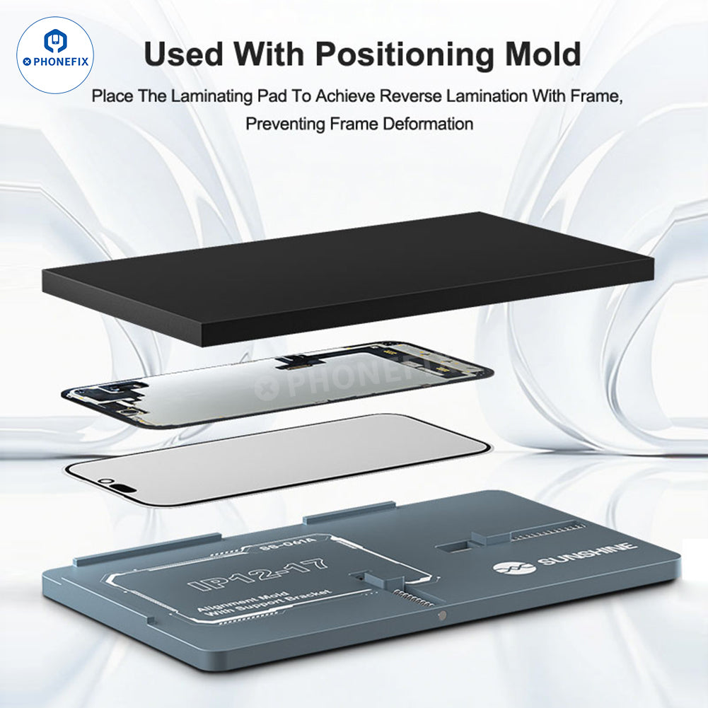 SUNSHINE SS-061A Screen Alignment Laminating Mold for iPhone 12-17 - CHINA PHONEFIX SHOP Team