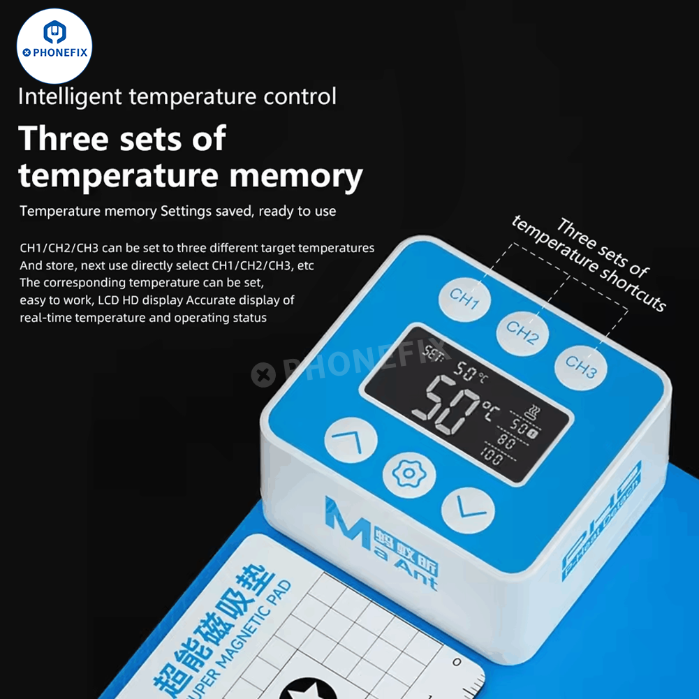 MaAnt PHD 12/15-inch Screen Heating Separator Screw Magnetic Pad