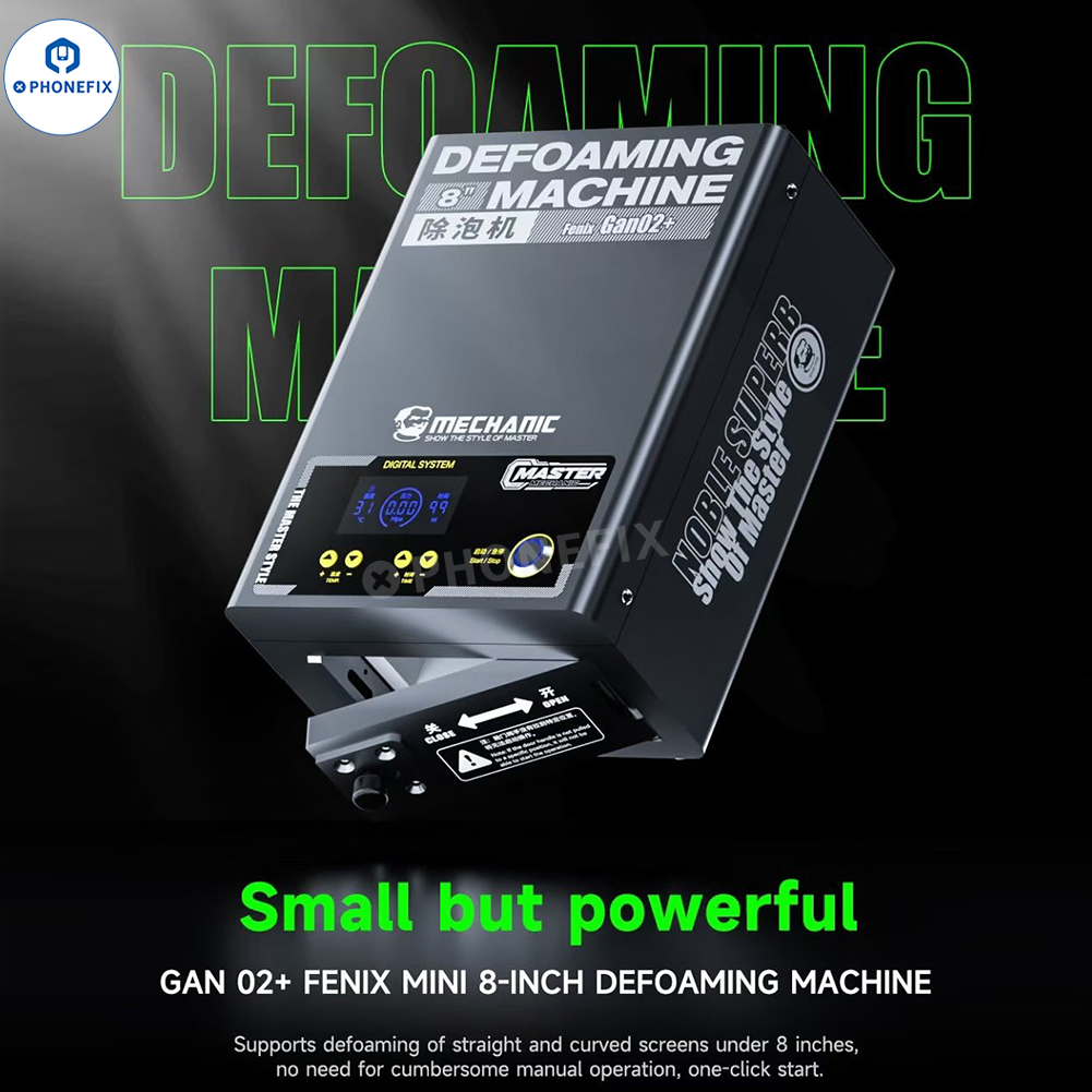 Máquina antiespumante para eliminar burbujas de pantalla Mechanic GAN-02 Fenix