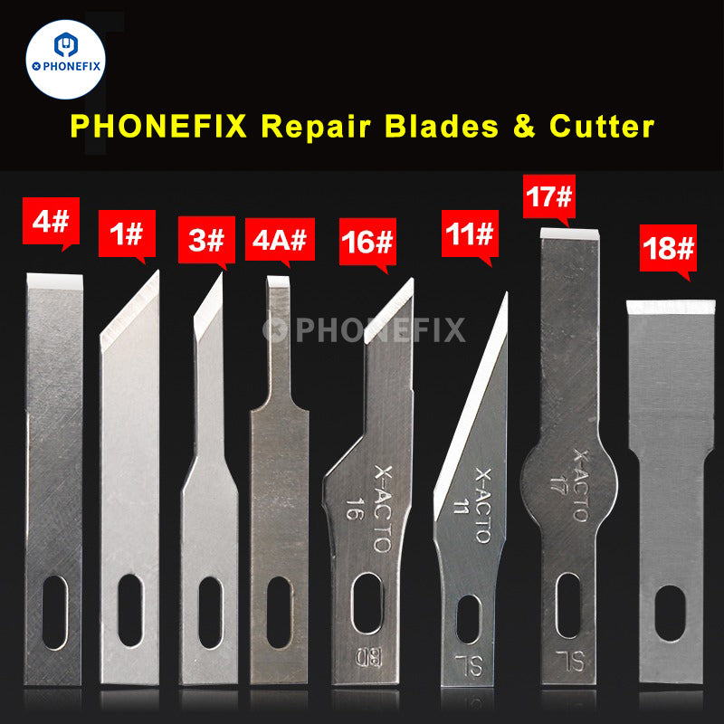 Stainless Steel Blades Knife Carving Tools PCB Repair Scraper