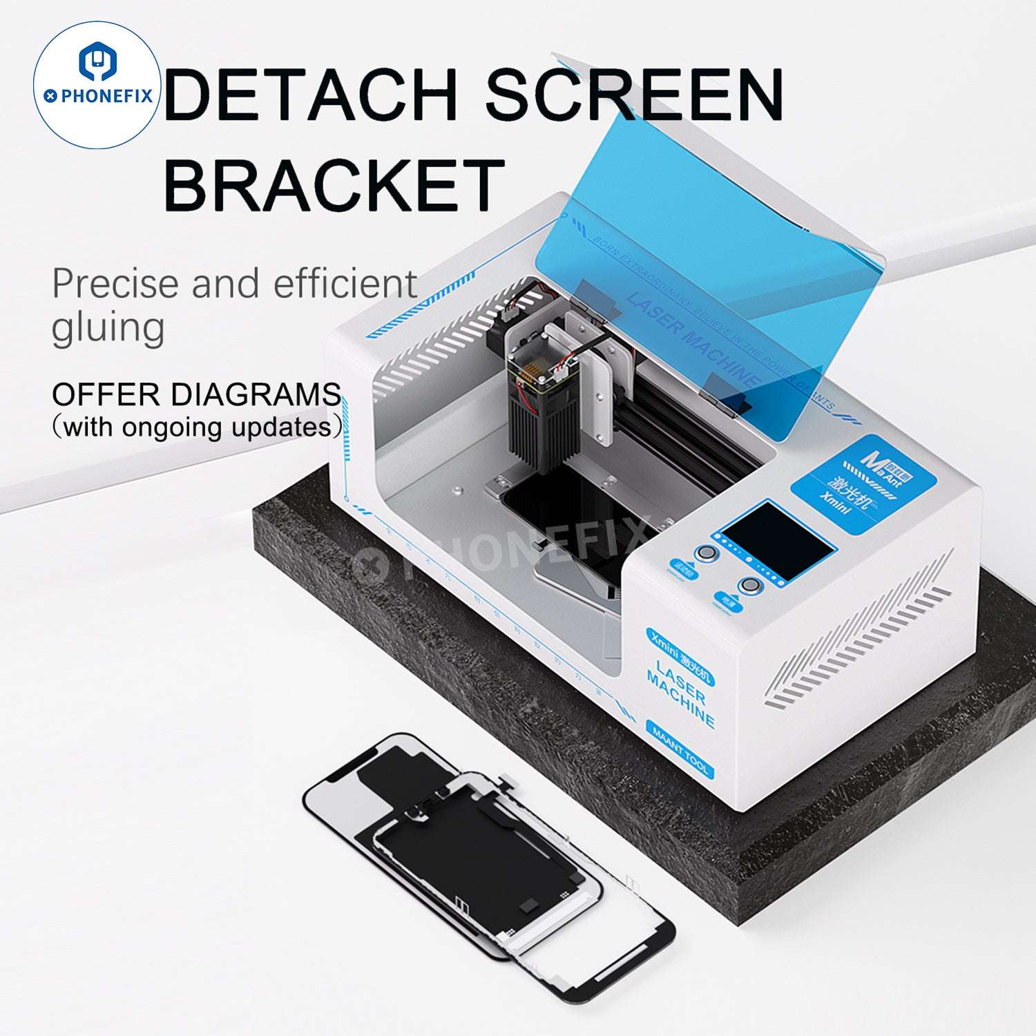 MaAnt Xmini Laser Machine for iPhone Back Glass/Screen Bracket Removal