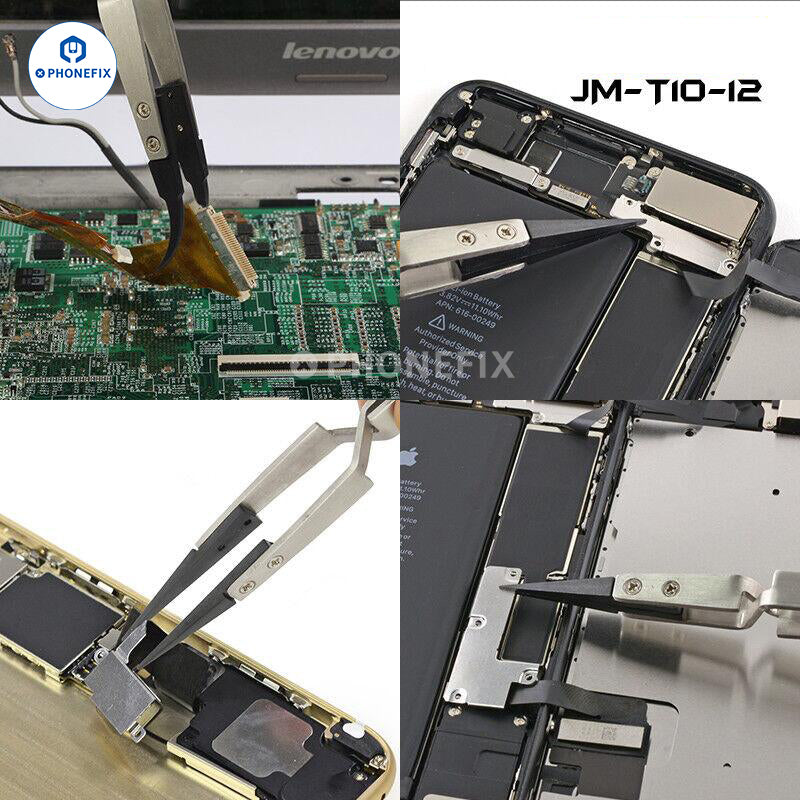 Straight Head / Anti-static Cross Type Tweezers Phone Repair Tool