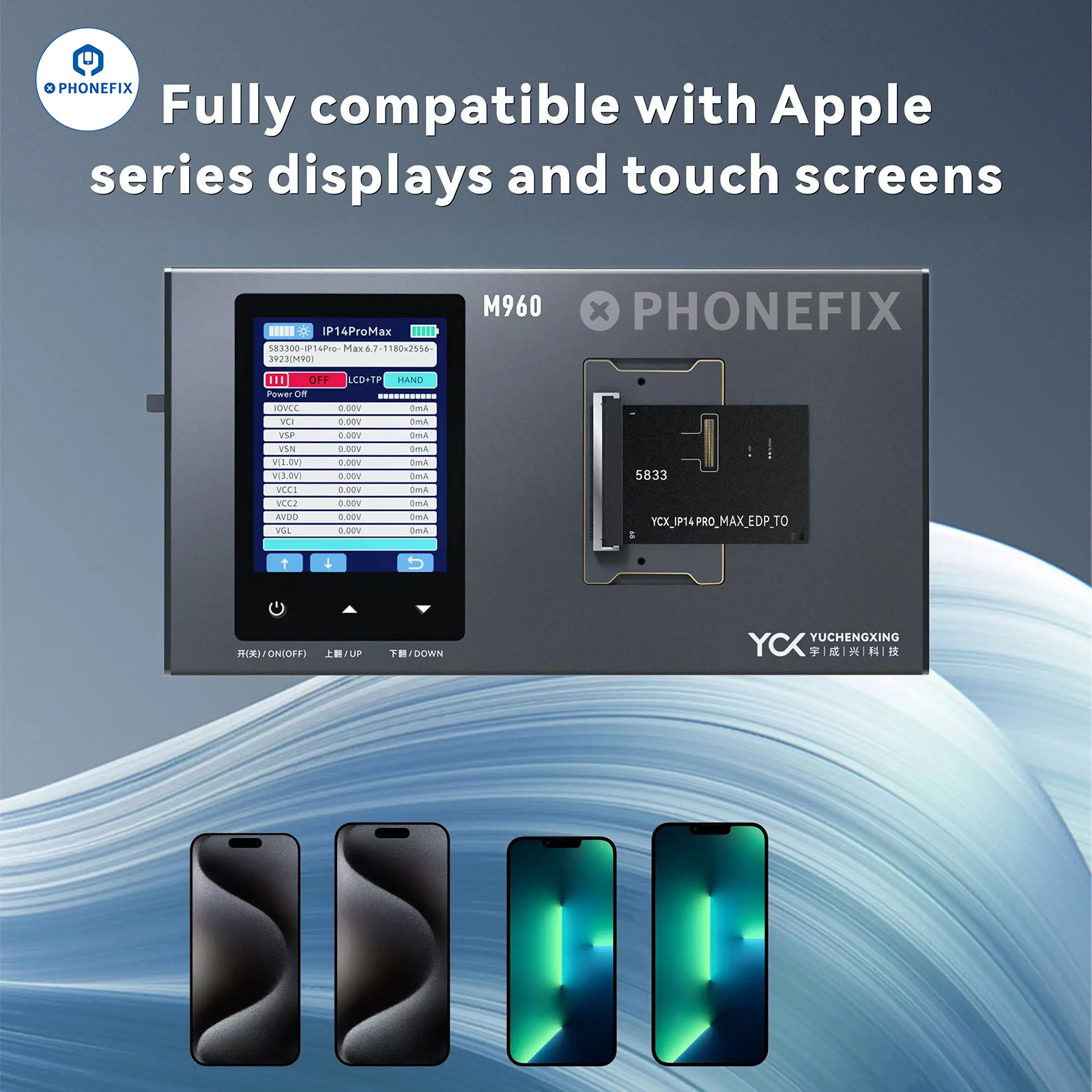 YCX M9 M960 Intelligent Android/iPhone Screen Tester Programmer