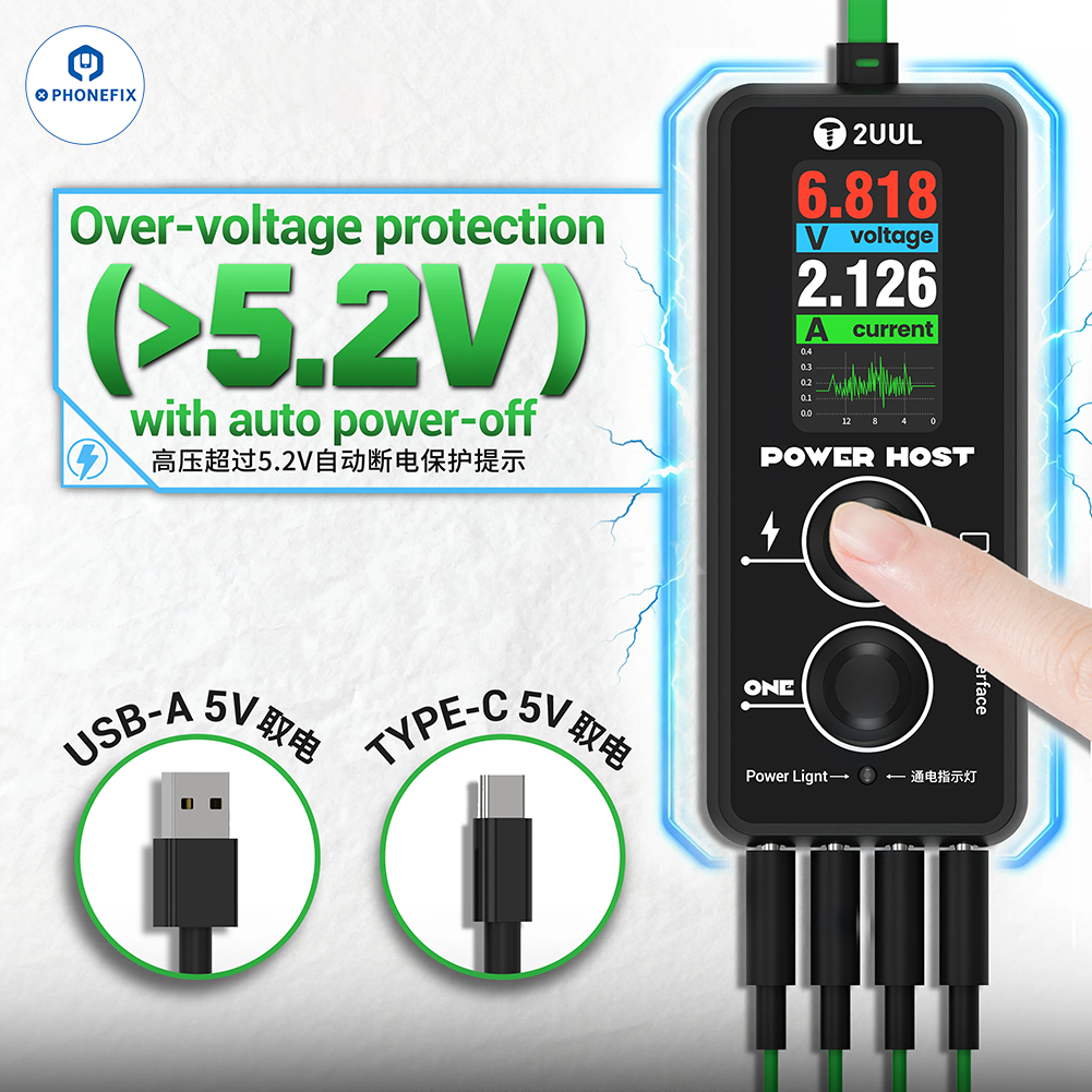 2UUL PW15 Power Host One-click Power-on for Mobile Phone Repair
