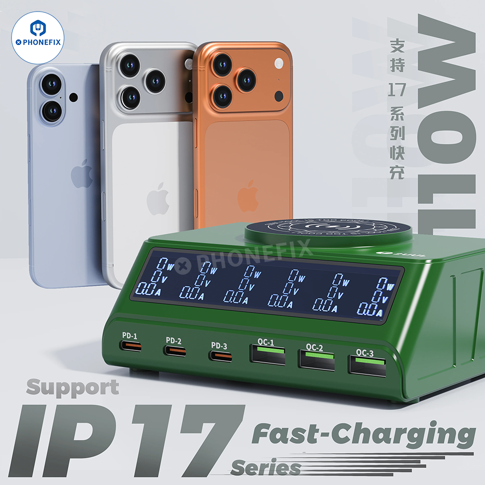 2UUL PC11 Multi-Port Wireless Charging Station for Mobile Phone Repair