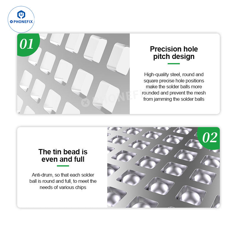 RELIFE RL-601MA A11-A19 PRO Plataforma universal de plantilla de reparación de CPU