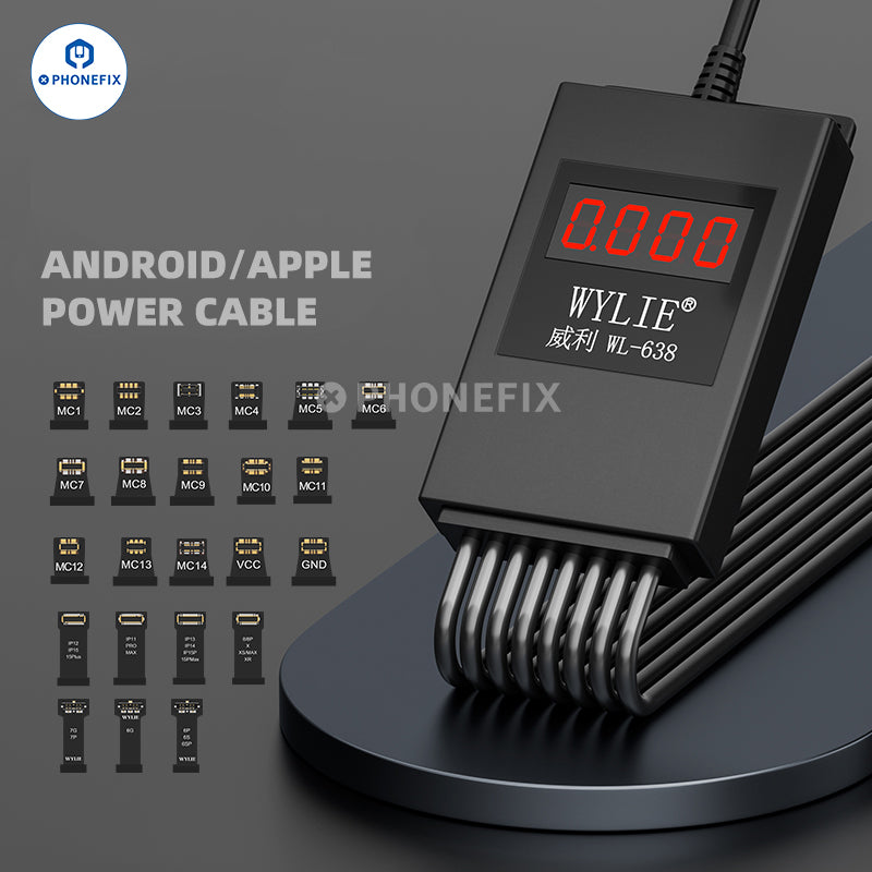 WL-638 Smart Boot Power Supply Cable For iPhone Android Phones