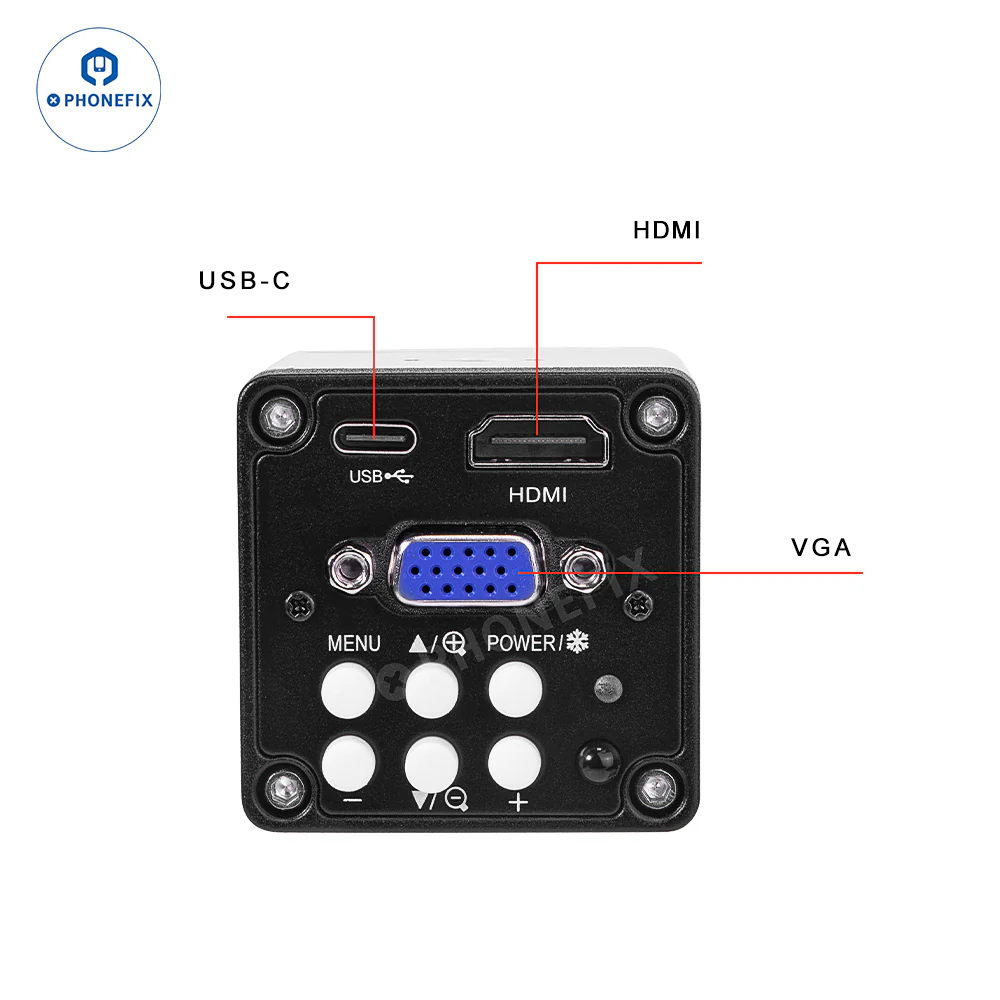 2MP HD průmyslová kamera 1080P 60FPS HDMI VGA USB-C výstup
