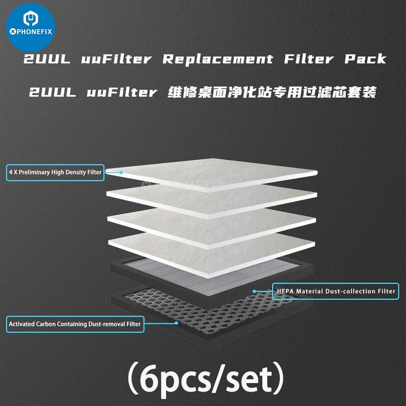 2UUL uufilter Desktop Welding Fume Extractor Soldering Smoke Filter - CHINA PHONEFIX