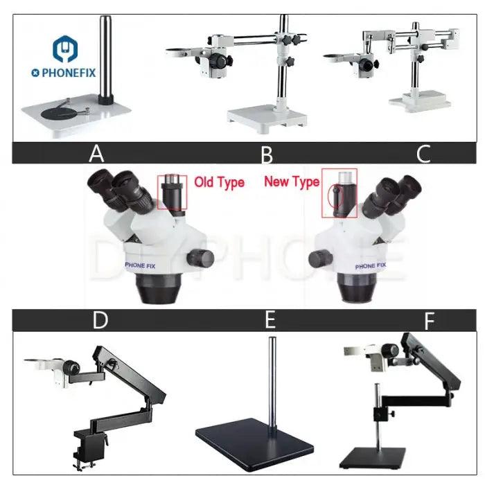 3.5X-90X Double Arm Trinocular Microscope with Industrial Camera - CHINA PHONEFIX